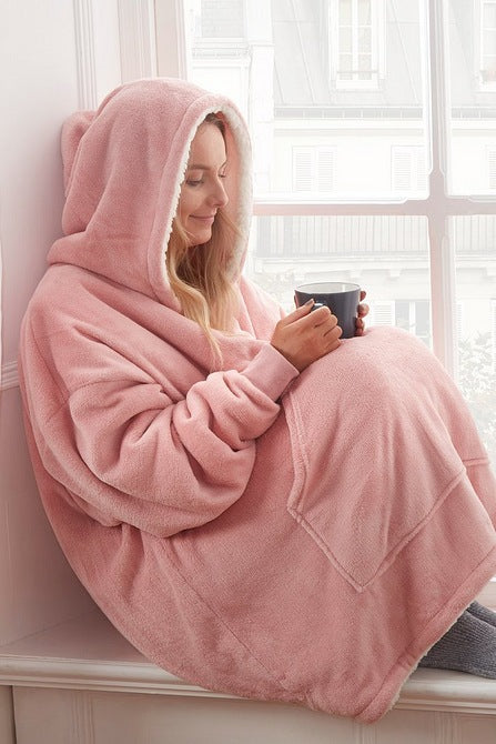 Oversized Hooded Blanket