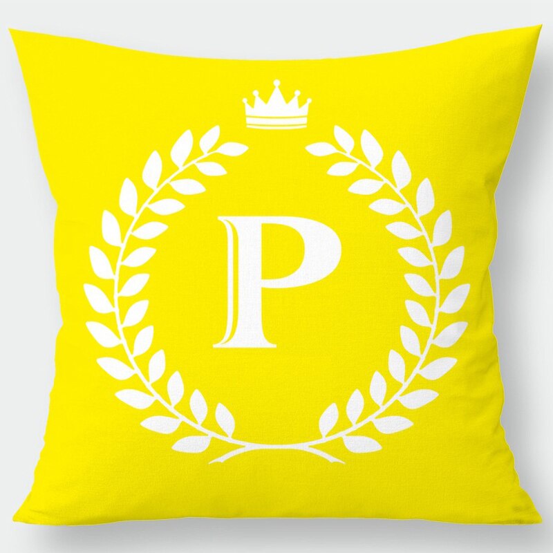 Customizable Letter Cushion Covers