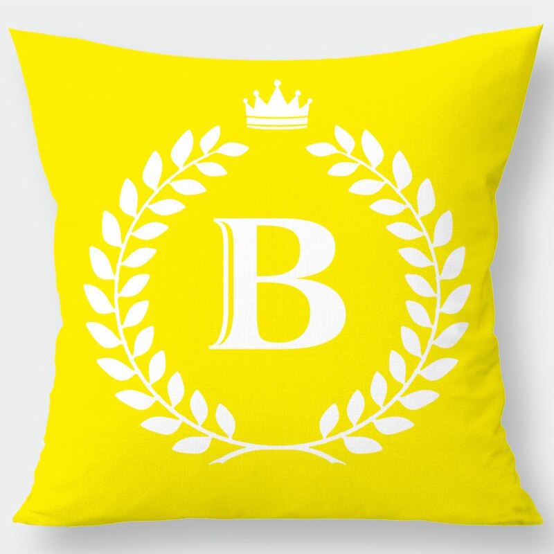 Customizable Letter Cushion Covers