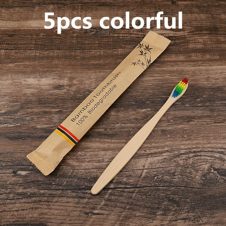 toothbrush Bamboo Resuable Toothbrushes