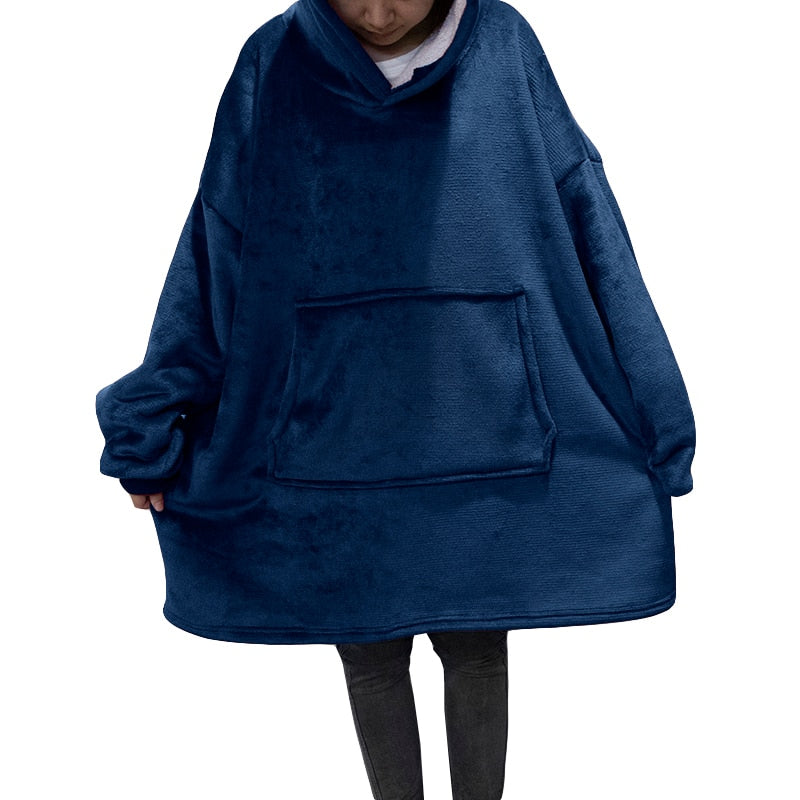 Oversized Hooded Blanket