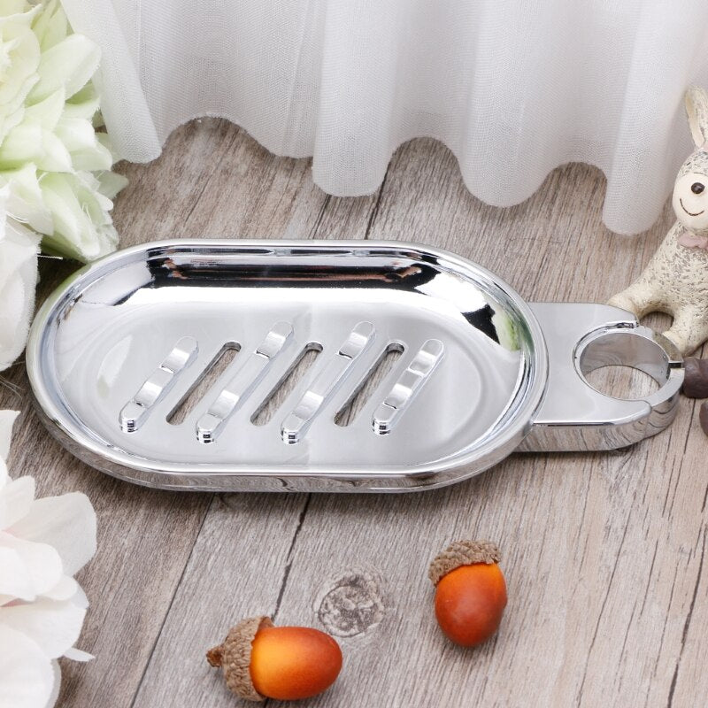 Plastic Shower Rail Soap Dish