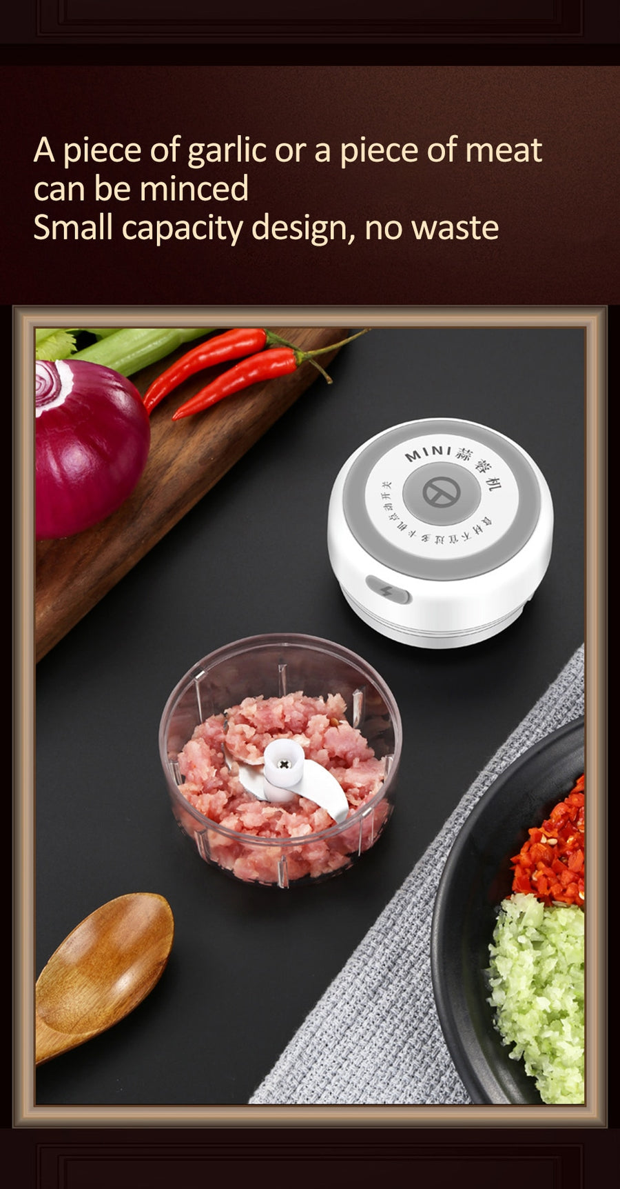 Wireless Electric Vegetable Blender