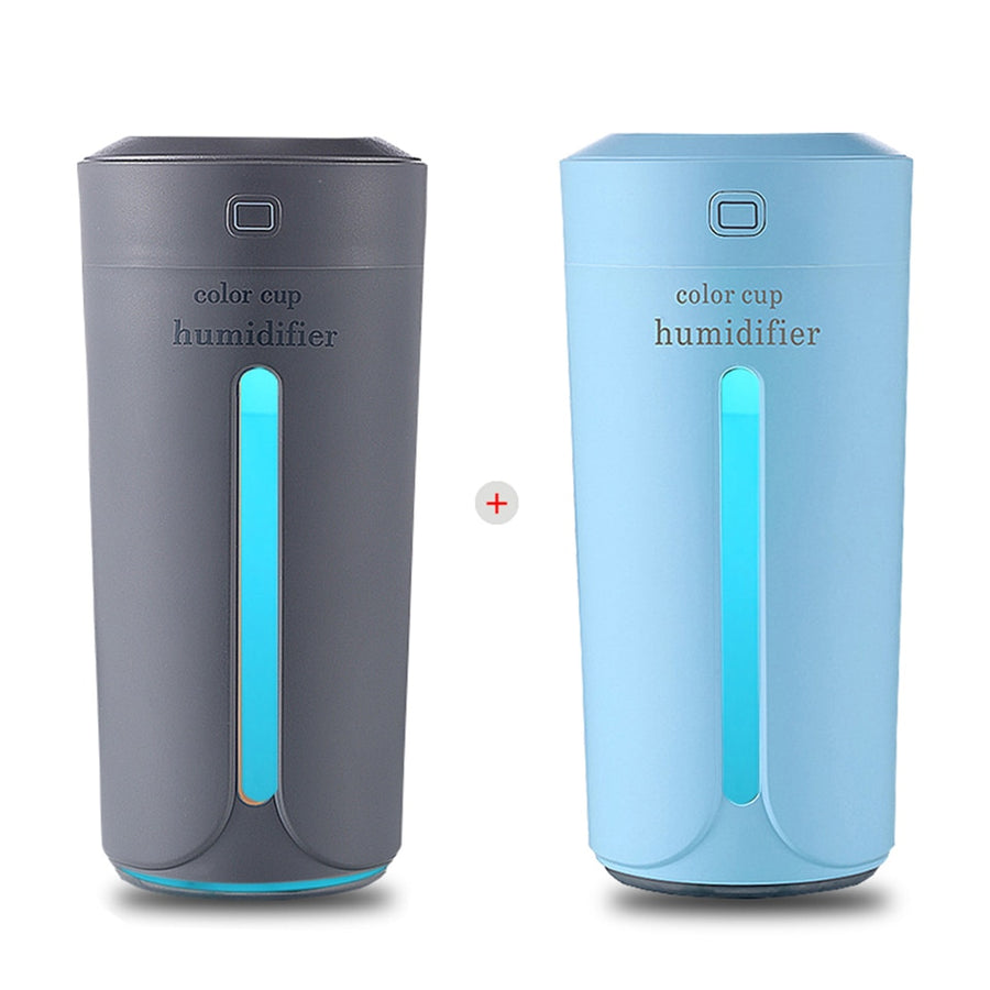 Air humidifier with 7 colour LED