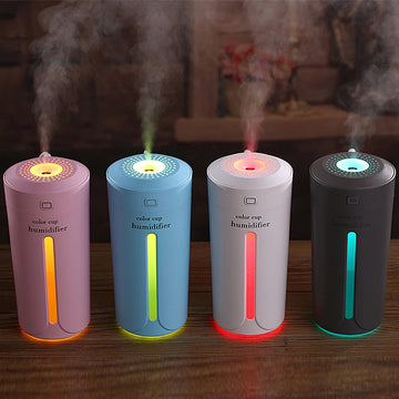 Air humidifier with 7 colour LED