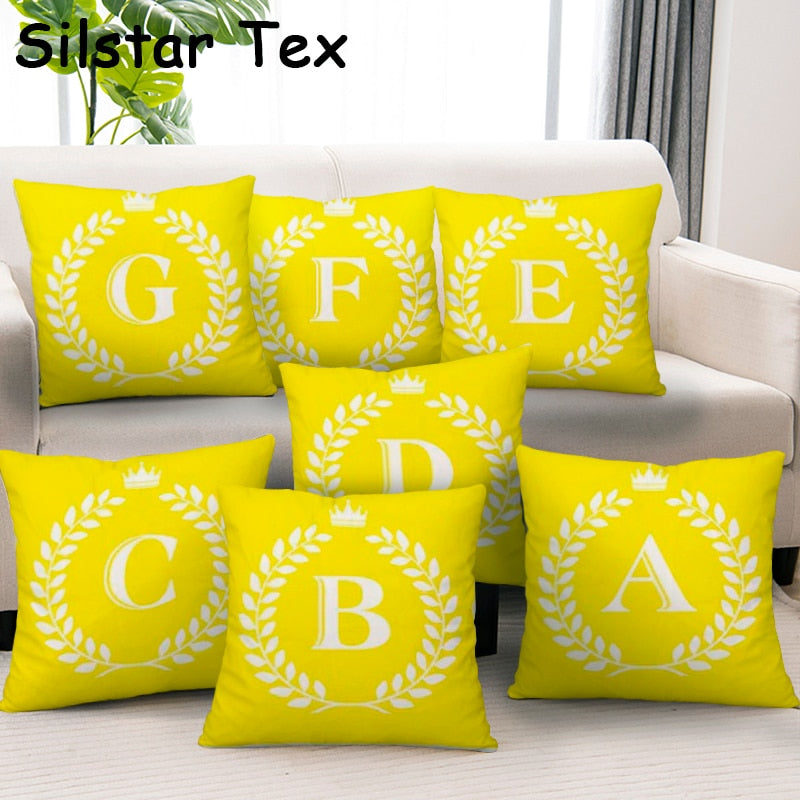 Customizable Letter Cushion Covers