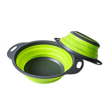 One-Piece Folding Drain Basket-Green - Home Ambition’s