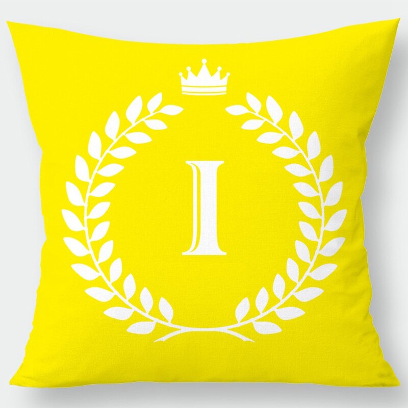 Customizable Letter Cushion Covers