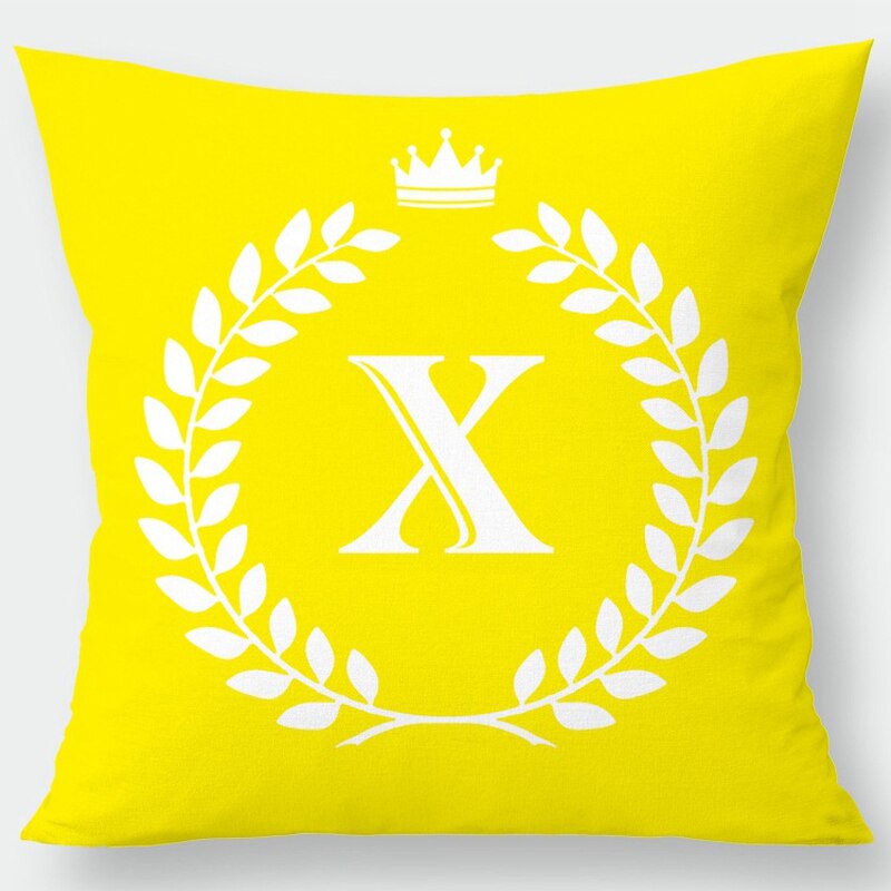 Customizable Letter Cushion Covers