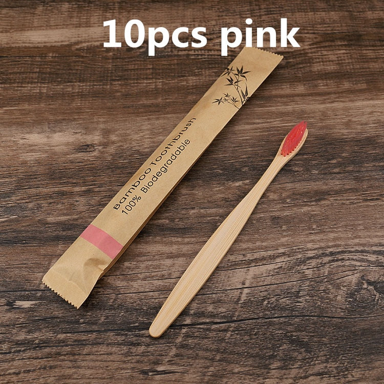 toothbrush Bamboo Resuable Toothbrushes