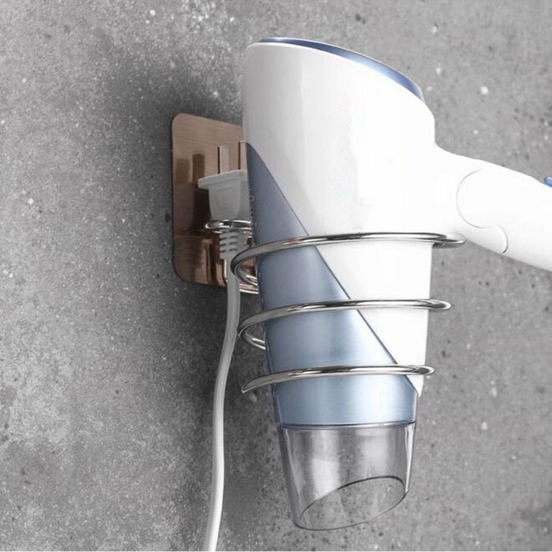 Wall Mount Hair Dryer Holder