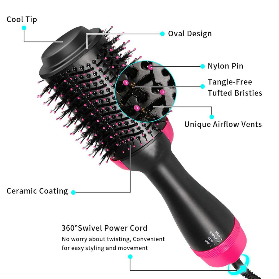 Hair Dryer Hot Air Brush