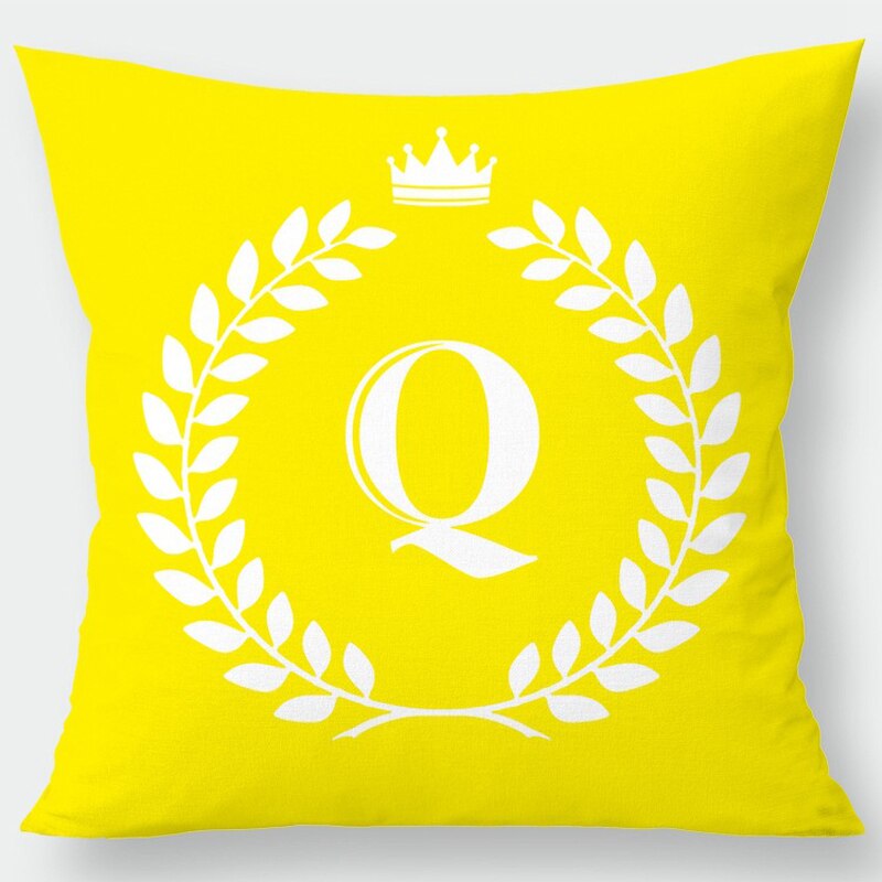 Customizable Letter Cushion Covers