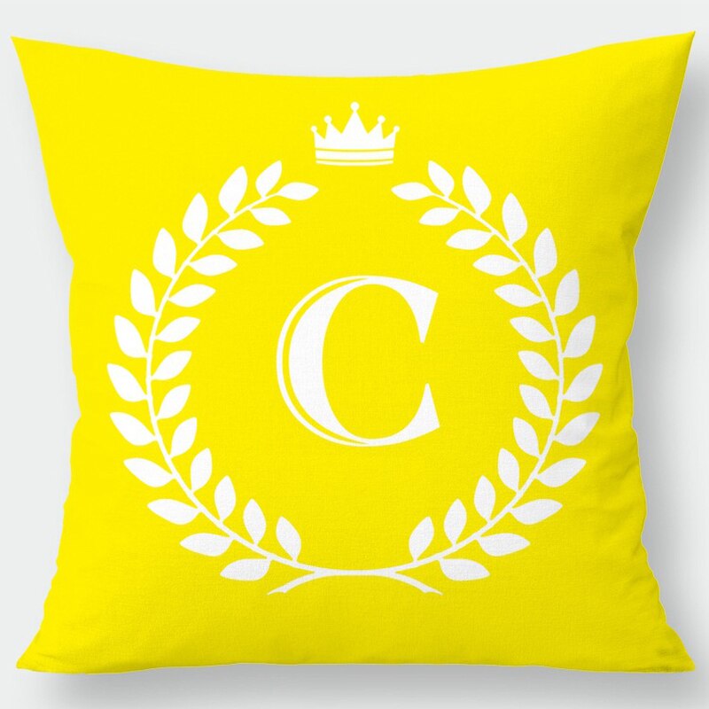 Customizable Letter Cushion Covers