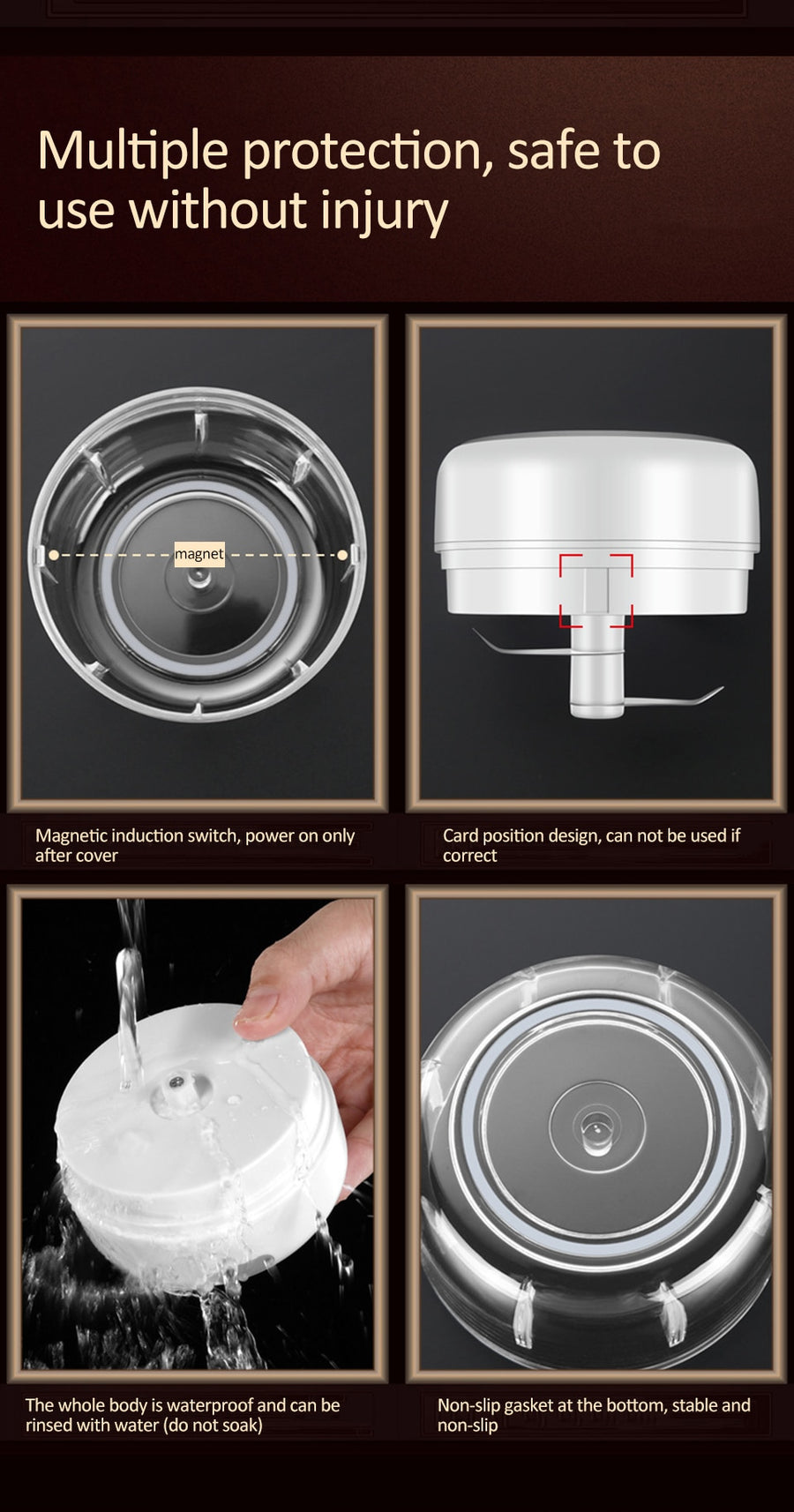 Wireless Electric Vegetable Blender