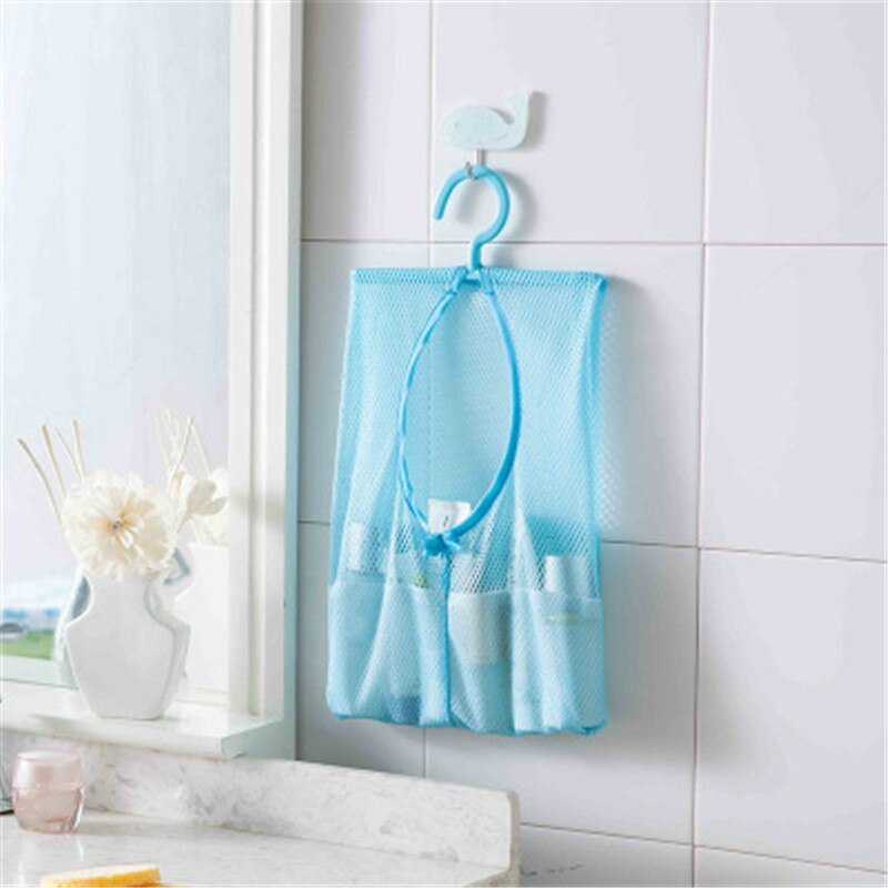 Multifunctional Hanging Storage Mesh Bags Toys Baskets