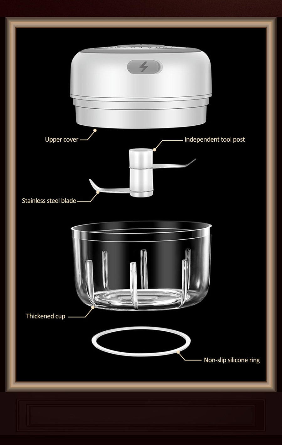 Wireless Electric Vegetable Blender