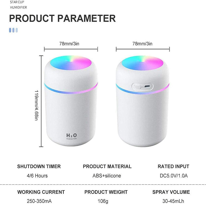 Portable Humidifier 300ml