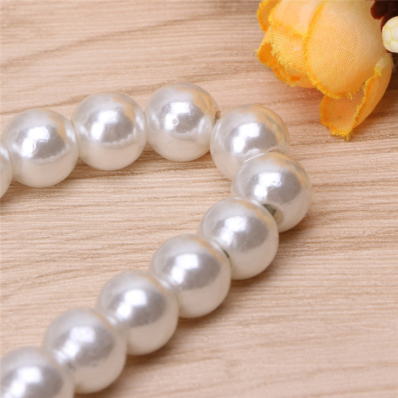 Plastic Pearl Bow Clothing Hanger