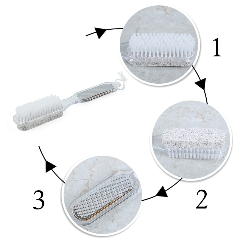 4 in 1 Foot Scrubber & Massager Pedicure Tool