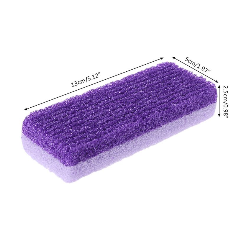 Double Sided Foot Sponge Scrubber