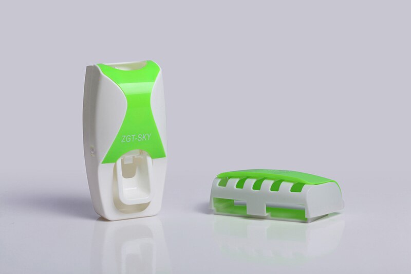 Automatic Toothpaste Dispenser With Toothbrush Holder And Wall Mount - Home Ambition’s