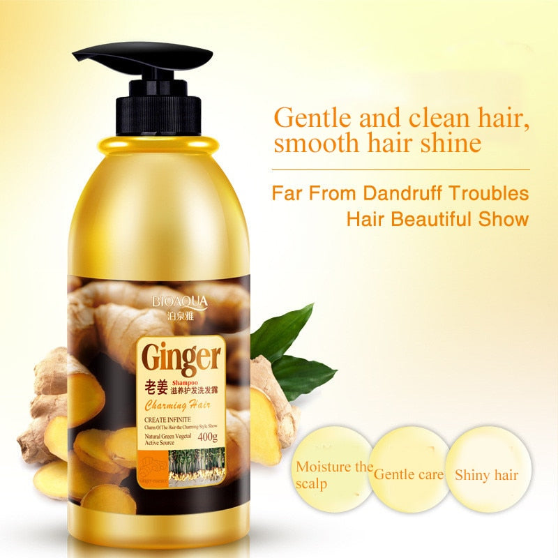 Ginger Hair Shampoo And Hair Conditioner