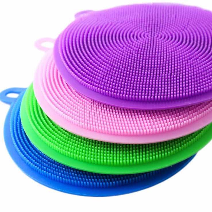 Silicone Cleaning Multi-functional Dishwashing Sponge with Grips - Home Ambition’s