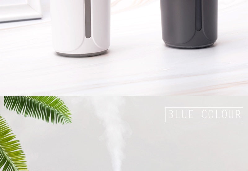 Air humidifier with 7 colour LED