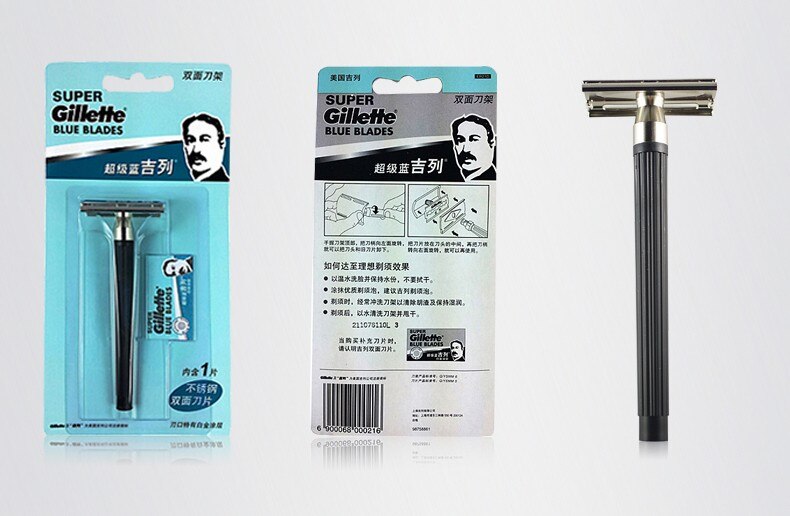 Gillette Men's Classic Stainless Steel Double-Sided  Razor