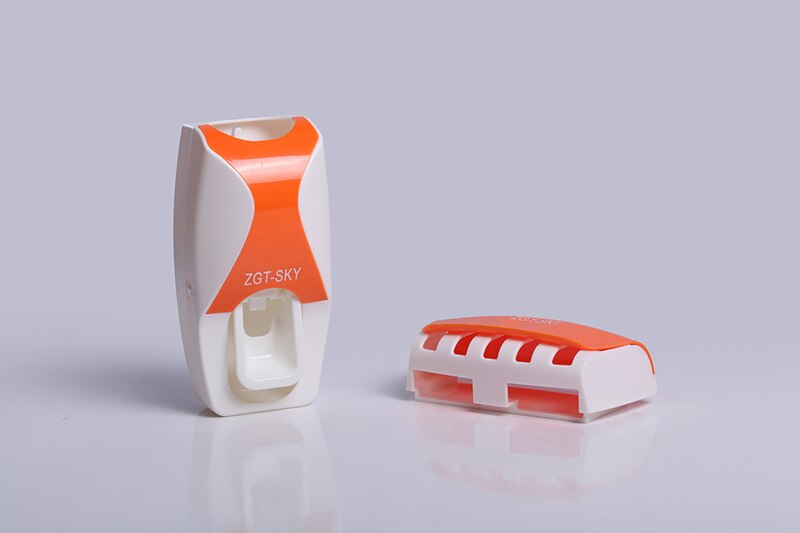 Automatic Toothpaste Dispenser With Toothbrush Holder And Wall Mount - Home Ambition’s