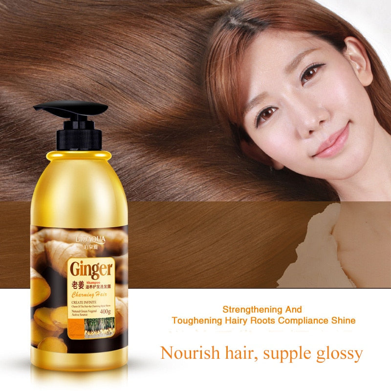 Ginger Hair Shampoo And Hair Conditioner