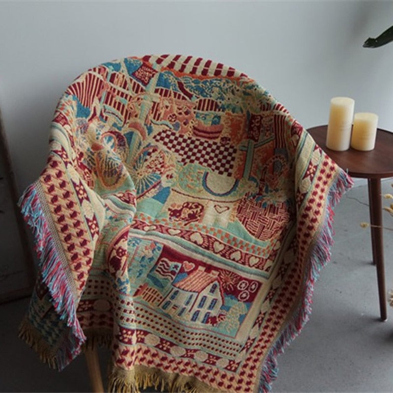 Southeast Asia Throw Blanket