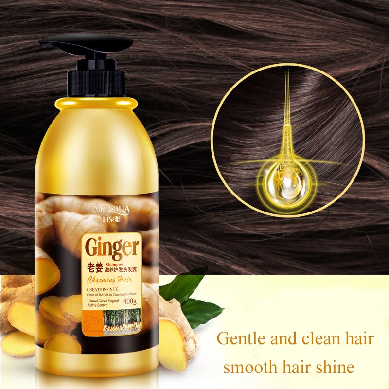 Ginger Hair Shampoo And Hair Conditioner