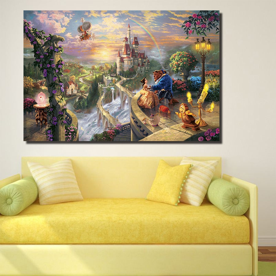 Beauty and the Beast Wall Art