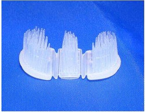 2pcs Three sides toothbrush