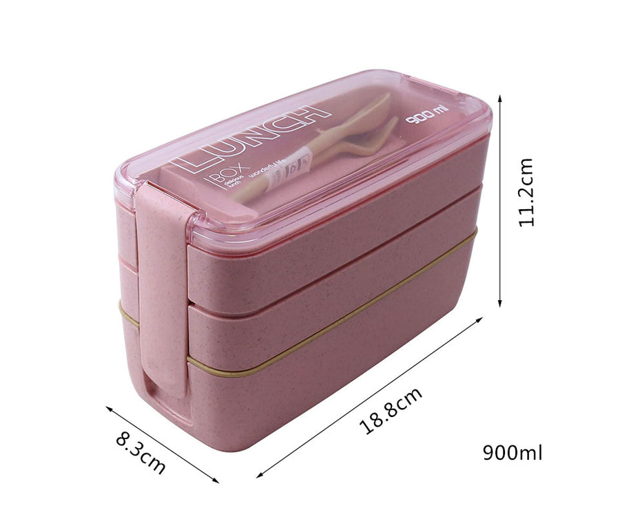 3 Layer Bento Box Eco-Friendly