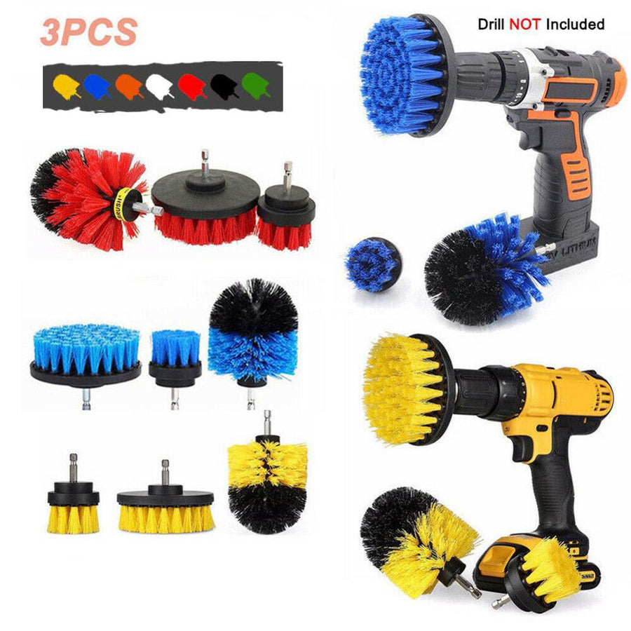 3pcs Set Electric Drill Brush Kit - Home Ambition’s