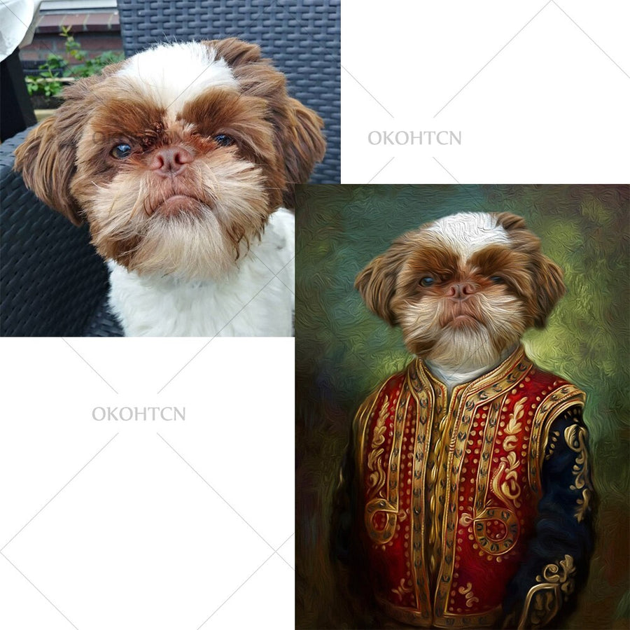 Custom Pet Portrait Picture