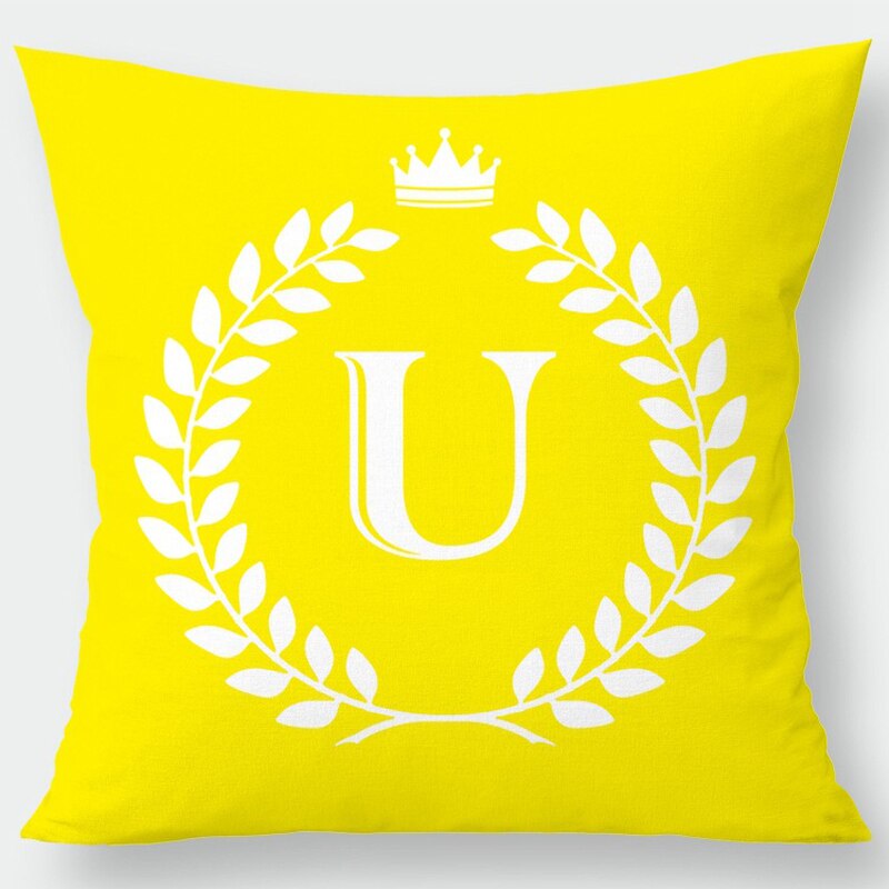 Customizable Letter Cushion Covers