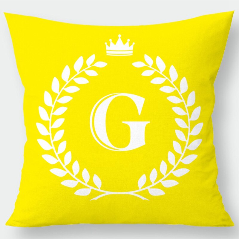 Customizable Letter Cushion Covers