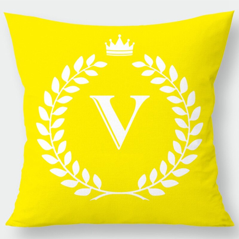 Customizable Letter Cushion Covers