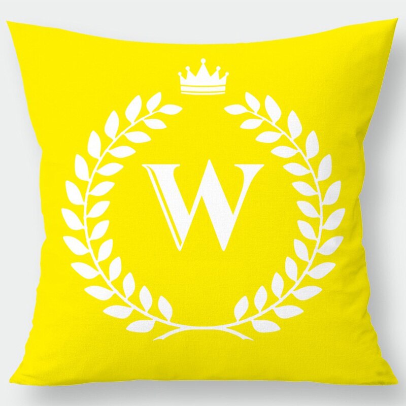 Customizable Letter Cushion Covers