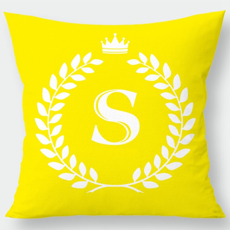 Customizable Letter Cushion Covers