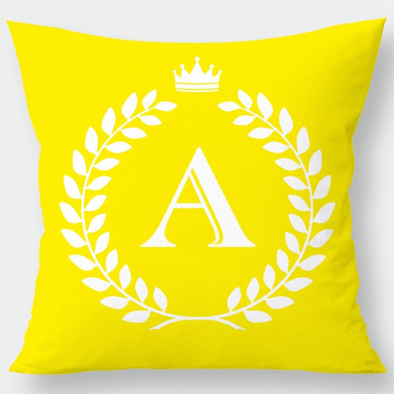 Customizable Letter Cushion Covers