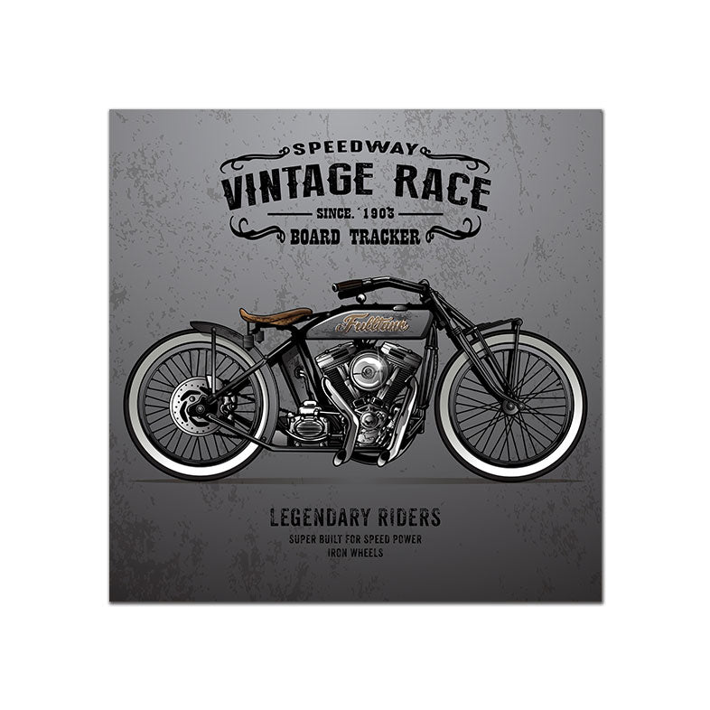 Vintage Poster Motorcycle wall art