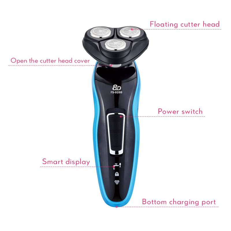 3D Floating Electric Razor