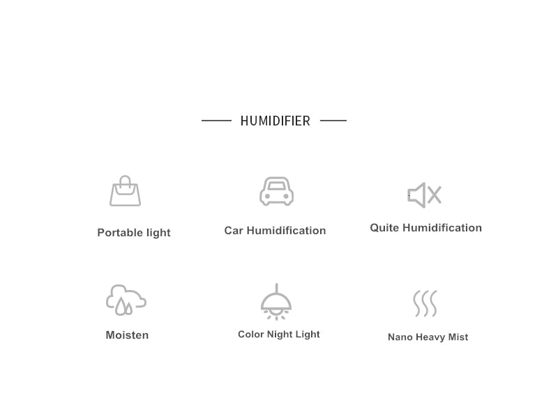 humidifier  Ultrasonic USB Aroma