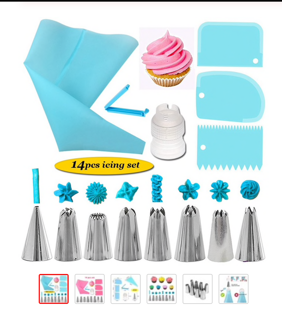 Reusable Icing Piping Nozzles Set - Home Ambition’s